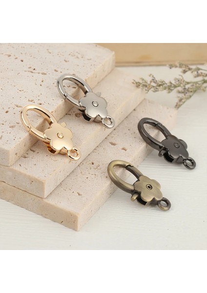 Bronz Tarzı Lum Çiçeği Kanca Istakoz Toka Yaka Metal Karabina Kemer Tokaları 4 Renkler Dıy Sanatlar Anahtarlık Çanta Parçası Dikiş Aksesuarları (Yurt Dışından) fırsatları