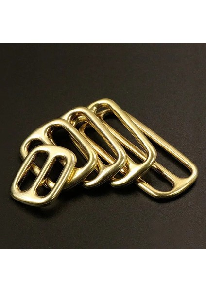 32 mm Tarzı Katı Pirinç Tri Glides Slayt 3 Bar Dikdörtgenkare Ayarlayıcı Toka Deri Zanaat Çanta Omuz Askısı Kemer Dokuma Için (Yurt Dışından)