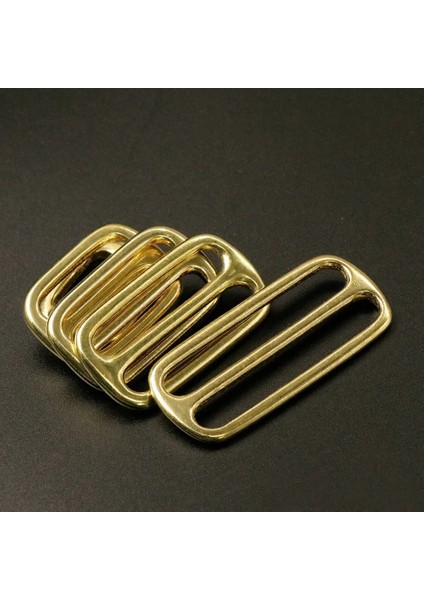 32 mm Tarzı Katı Pirinç Tri Glides Slayt 3 Bar Dikdörtgenkare Ayarlayıcı Toka Deri Zanaat Çanta Omuz Askısı Kemer Dokuma Için (Yurt Dışından)