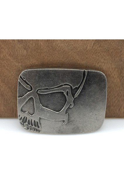 FP-03262 Stili Buckleclub Retro Kabartmalı Kafatası Kovboy Hediye Kemer Tokası Fp Erkekler Için Antik Gümüş Fınısh 4 cm Genişlik Döngü (Yurt Dışından) modelleri