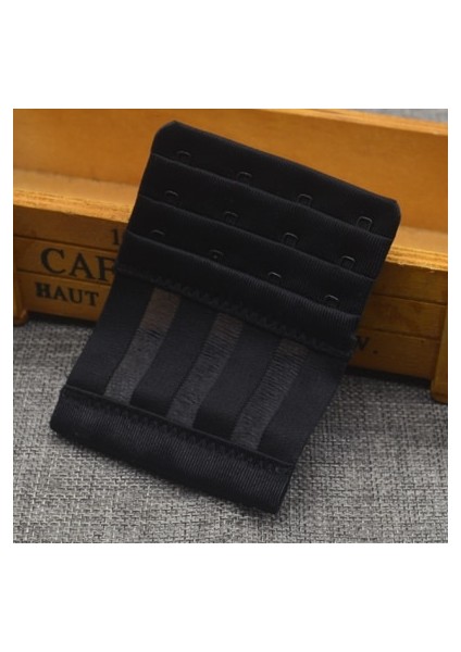 4 Kanca Siyah 001 Stili Yüksek Li Bayanlar Faydalı Siyah Beyaz Sutyen Genişleticiler Askı Toka Uzatma 3 Kanca 3 Satır Ayarlanabilir Kemer Tokası Aksesuarı Dıy (Yurt Dışından)