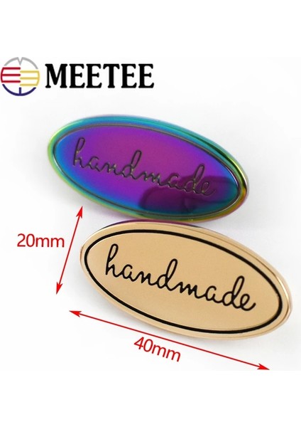 Gülaltın Tarzı 20X40MM-10 Adet Meetee El Yapımı Metal Çantalar Dekoratif Pin Toka Etiketleri Etiketi El Sanatları Toka Düğmesi Dıy Donanım Aksesuarları (Yurt Dışından) fırsatları