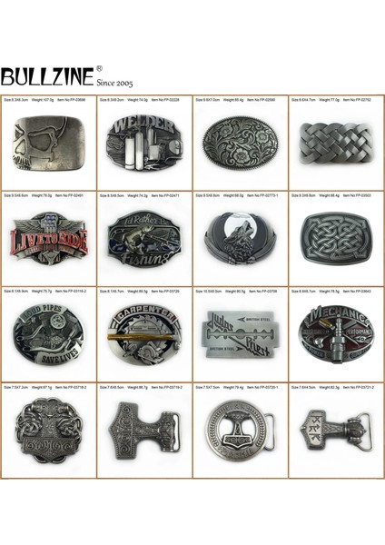 FP-02491 Stili Bullzine Çinko Alaşım Kabartmalı Kafatası Mjolnir Thorshammer Vıkıng Judas Kemer Tokası Kaynakçı Marangoz Mekanik Balıkçılık Kemer Tokası (Yurt Dışından) modelleri