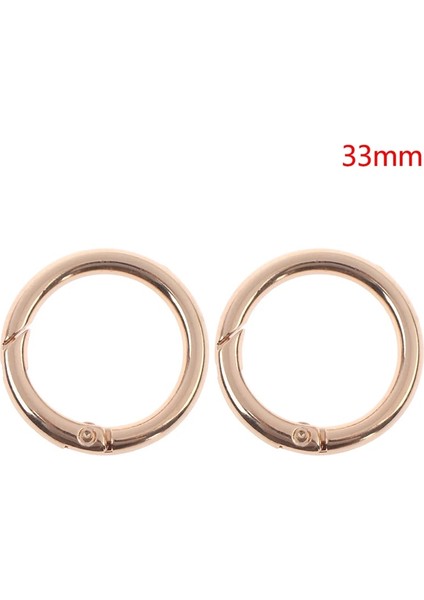 RG33 Tarzı 2 Adet Metal Yaylı O-Ring Tokaları Klipler Yuvarlak Itme Tetik Yaylı Kancalar Karabina Çantalar Çanta Tokaları Karabina Çanta Aksesuarları (Yurt Dışından)