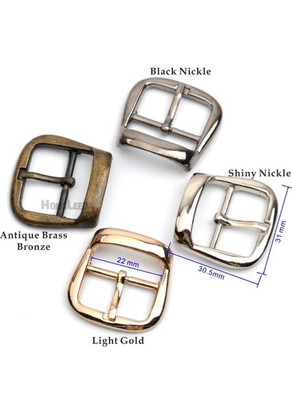 Antik Pirinç Tarzı Lot Iç Genişlik Etal Kemer Tokası Pim Tokası Basit Stil Silverbronzeblackgold BK-049 (Yurt Dışından) fiyatları