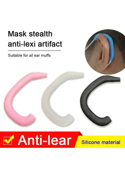 Beyaz Stil Taşınabilir Silikon Anti Ağrı Earmuffs Koruyucu Yumuşak Koruyucu Kulaklar Maskesi Halat Kapak Bandı Kapak Maskesi Açık Aksesuarlar (Yurt Dışından) fiyatları