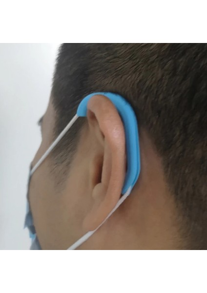 Beyaz Stil Taşınabilir Silikon Anti Ağrı Earmuffs Koruyucu Yumuşak Koruyucu Kulaklar Maskesi Halat Kapak Bandı Kapak Maskesi Açık Aksesuarlar (Yurt Dışından) modelleri