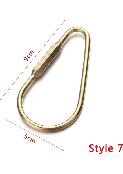 No.7 Tarzı Yaratıcı Pirinç Anahtarlık Taşınabilir Anahtarlık Kolye Düdük Cetvel Tokaları Dıy Benzersiz Organizatör Araçları Takı Anahtarlık Aksesuarları (Yurt Dışından)