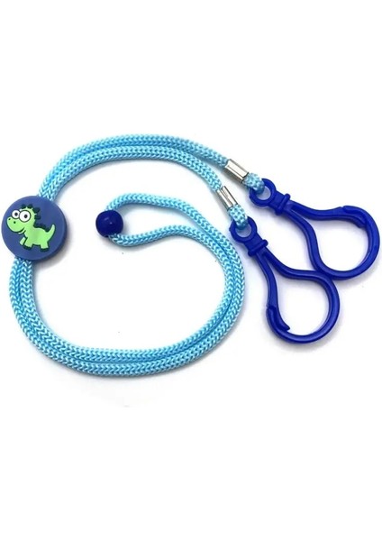 No.1 Tarzı Gosterildigi Gibi Ayarlanabilir Renk Karikatür Çocuk Naylon Asılı Halat Iki Kanca Dinozor Kaplumbağa Aslan Maskesi Kordon Yüz Maskesi Tutucu Konfor Kemeri (Yurt Dışından)