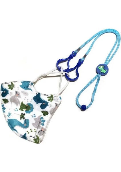 No.1 Tarzı Gosterildigi Gibi Ayarlanabilir Renk Karikatür Çocuk Naylon Asılı Halat Iki Kanca Dinozor Kaplumbağa Aslan Maskesi Kordon Yüz Maskesi Tutucu Konfor Kemeri (Yurt Dışından) fiyatları