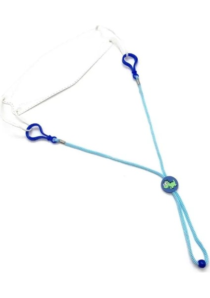 No.1 Tarzı Gosterildigi Gibi Ayarlanabilir Renk Karikatür Çocuk Naylon Asılı Halat Iki Kanca Dinozor Kaplumbağa Aslan Maskesi Kordon Yüz Maskesi Tutucu Konfor Kemeri (Yurt Dışından) fırsatları