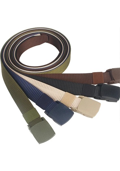 Siyah Stil 32MM Plastik Kemer Tokası Erkek Kemer Kanvas Kemer Cosplay Askeri Ayarlanabilir Bağlı Naylon Dokuma Dıy Aksesuar (Yurt Dışından) fırsatları