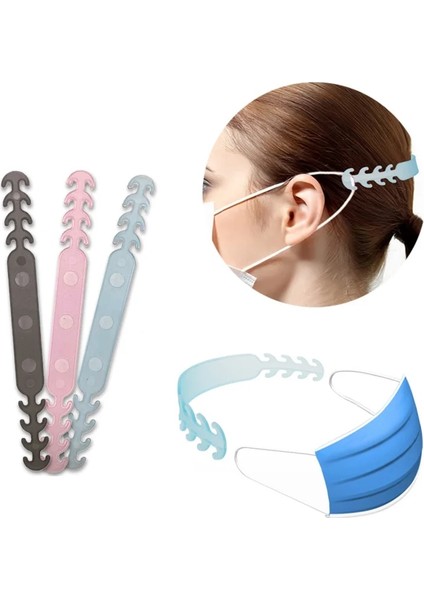 Tpr Mor 10PC Tarzı Pcsmask Tutucu Ayarlanabilir Kaymaz Maske Kulak Sapları Uzatma Kancası Yüz Maskeleri Toka Porta Mascararilla Ataşesi Maskeli Erişim (Yurt Dışından) indirimleri