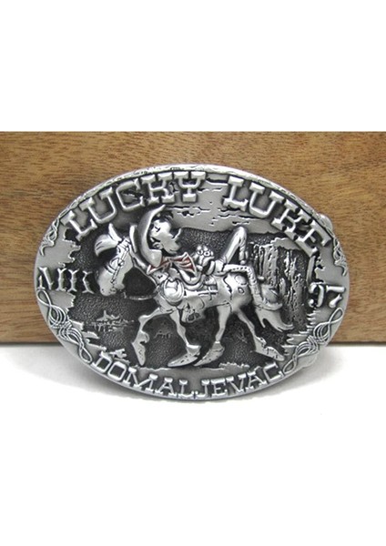 Antik Gümüş Tarzı Retro Metal Oyma Kovboy Kemer Tokası Süper Serin Kot Aksesuarları Fit 3.8cm-4cm Kemer Best Man Hediye (Yurt Dışından)