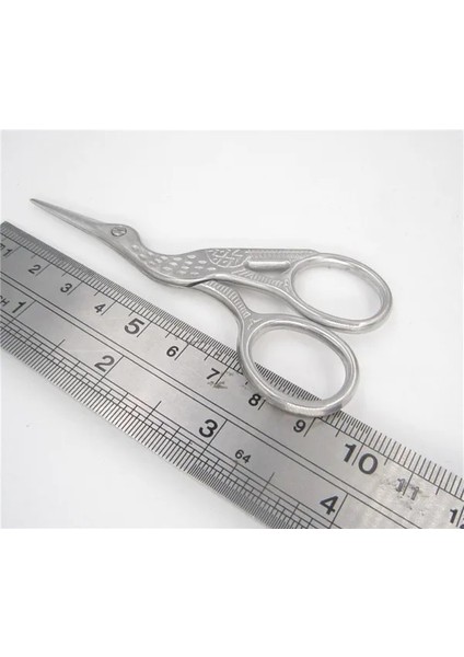 Gümüş Tarzı Retro Klasik Zakka Çapraz Avrupa Vintage Antika El Sanatları Dıy Dikiş Ev Aracı Vinç Altın Dikiş El Sanatları Terzi Veya (Yurt Dışından)