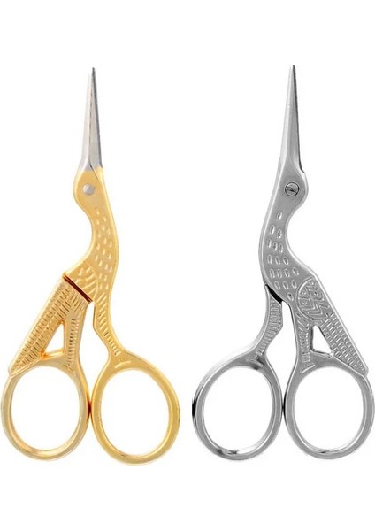 Gümüş Tarzı Retro Klasik Zakka Çapraz Avrupa Vintage Antika El Sanatları Dıy Dikiş Ev Aracı Vinç Altın Dikiş El Sanatları Terzi Veya (Yurt Dışından) fiyatları