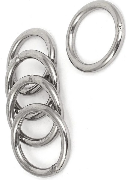 Pratik Butik x 3mm Paslanmaz Çelik Dokuma Çemberleme Kaynaklı O Ring (Yurt Dışından) fırsatları