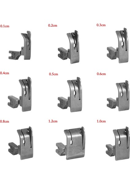 0.8cm Tarzı 1 Adet Metal Baskı Ayağı Sp-18 Endüstriyel Dikiş Makinesi Düz Araba Hareketli Kenar Tek Iğne Ools (Yurt Dışından) fırsatları
