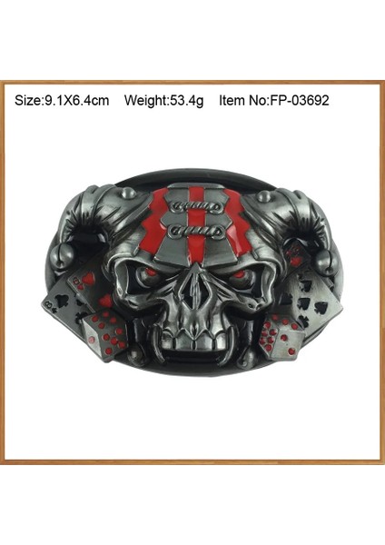FP-02388-1 Stili Buckleclub Retro Çinko Alaşımı Koyun Kafası Kafatası Kovboy Kotu Hediye Kemer Tokası Fp Pewter Fınısh 4cm Genişlik Döngü (Yurt Dışından) fiyatları