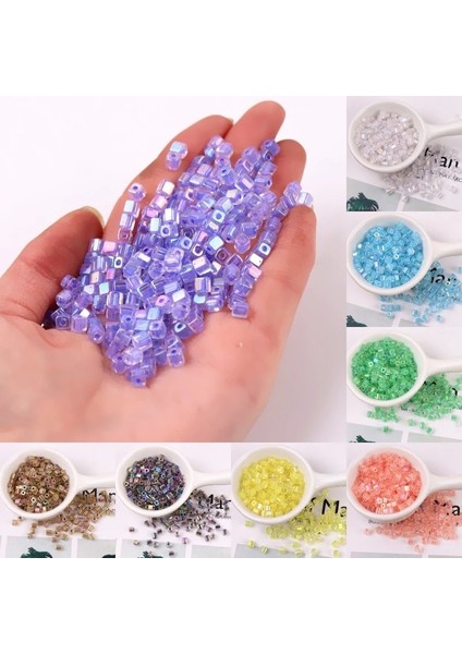 Kırmızı Siyah Stili Karıştırın 4X4MM 88 Adet Çanta Kare Cam Tohum Boncukları Içinde Renkli Spacer Çek Boncuk Dıy El Yapımı Bilezik Kolye Boncuklu Aksesuarlar (Yurt Dışından) fiyatları