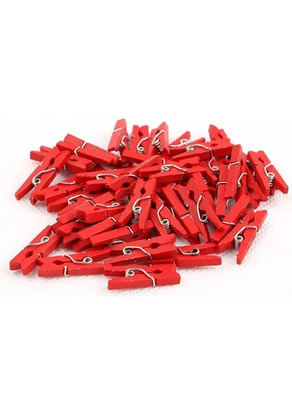 Kırmızı Stil Lot Mini Renkli Küçük Ahşap Klipler Dty Clotheraft Dekor Için 2.5x0.3cm Bahar Ahşap Klipler Aperatif Klip Fotoğraf Klipleri Mandal (Yurt Dışından)