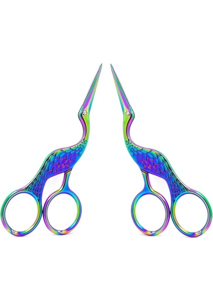 Altın Tarzı Retro Avrupa Dikiş El Sanatları Dıy Ev Alet Aksesuarları Balıkçıl Nakış Veya Vinç Şekilli Çapraz Dikiş Terzi Veya (Yurt Dışından) modelleri