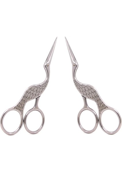 Altın Tarzı Retro Avrupa Dikiş El Sanatları Dıy Ev Alet Aksesuarları Balıkçıl Nakış Veya Vinç Şekilli Çapraz Dikiş Terzi Veya (Yurt Dışından) indirimleri