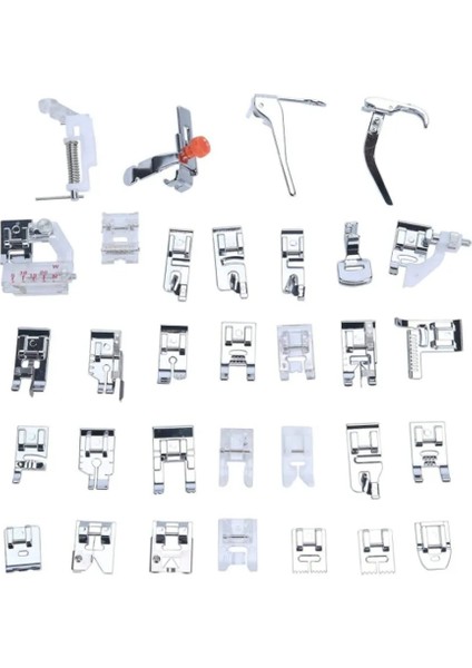 42 Adet Tarzı Adet Dikiş Makinesi Baskı Ayağı Kiti Giyim Onarım Aracı Ayak Baskı Kiti Brother Singer Için Dikiş Aksesuarları (Yurt Dışından) modelleri