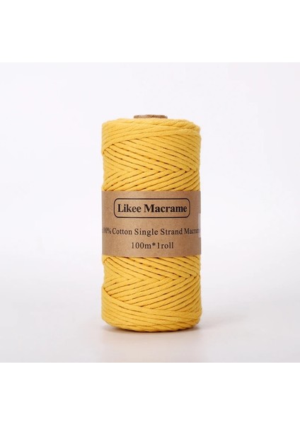 S3011 Stili % Pamuk Tek Telli Makrome Kordon Renkli Pamuk Makrome Halat Duvara Asılı Ev Dekorasyon Hediye Goblen Sanat (Yurt Dışından)