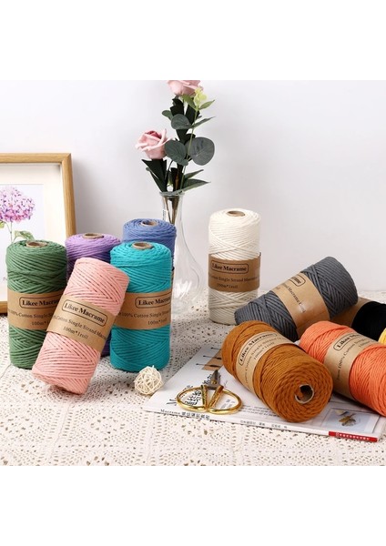 S3011 Stili % Pamuk Tek Telli Makrome Kordon Renkli Pamuk Makrome Halat Duvara Asılı Ev Dekorasyon Hediye Goblen Sanat (Yurt Dışından) modelleri