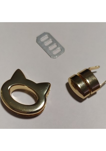 Siyah Renk Stili Metal Sevimli Kedi Çanta Çevirin Kilidi Büküm Kilit Toka Deri El Sanatları Kadın Çanta Omuz Çantası Dıy Çanta Donanım Aksesuarları (Yurt Dışından) indirimleri