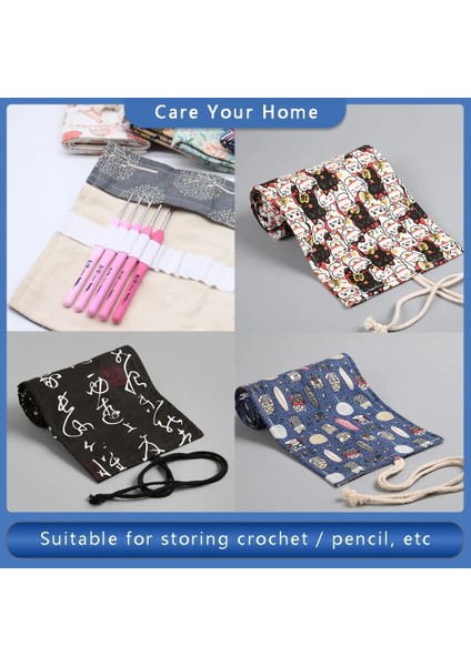 Shu Fa Tarzı 12 Artı 2 Delik Tığ Saklama Çantası Dikiş Organizatör Nakış Organizatör Kutusu Örgü Çanta Dikiş Tutucu Saklama Kutusu Örgü Iğneleri Kılıf (Yurt Dışından) fırsatları