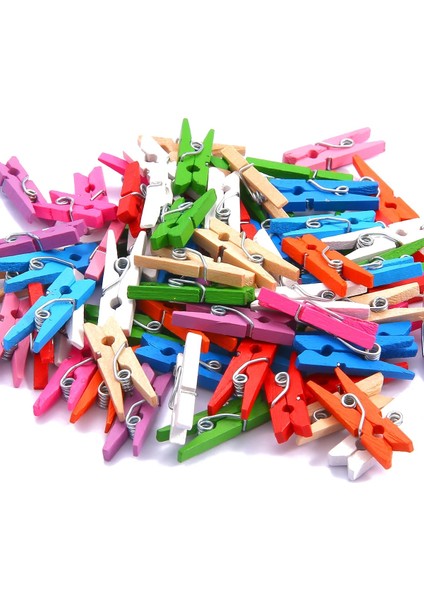 30X8MM 50 Adet Stil Küçük Mring Ahşap Klipler mm Renkli Fotoğraf Kağıdı Peg Dudaklar Yaprak Clotheraft Ofis Parti Ev Dekorasyonu Için (Yurt Dışından) fiyatları