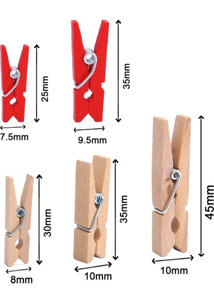 30X8MM 50 Adet Stil Küçük Mring Ahşap Klipler mm Renkli Fotoğraf Kağıdı Peg Dudaklar Yaprak Clotheraft Ofis Parti Ev Dekorasyonu Için (Yurt Dışından) fırsatları