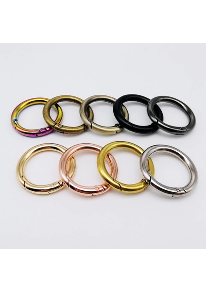 Gül Altın Tarzı Iç Çap Etal Bahar Kapısı O Ring Açılabilir Anahtarlık Deri Çanta Kemer Askısı Toka Köpek Zinciri Geçmeli Toka Kolye Klipsi (Yurt Dışından) modelleri