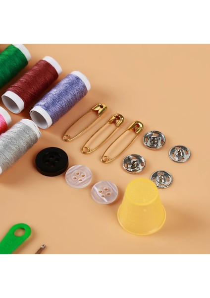 NO.419727 Tarzı 1 Takım Dikiş Aracı Paketi Kiti Iplik Geçirici Iğne Mezura Veya Yüksük ile Saklama Kutusu Dikiş Aracı Aksesuarı (Yurt Dışından) fırsatları