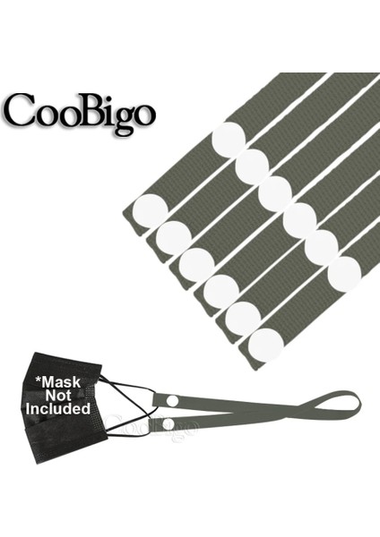 Askeri Yeşil Stil 1 Bilgisayar Maskeler Askı Yüz Maskesi Tutacağı Maske Zinciri Asılı Halat Genişletici Kavrama Klipsi Kanca Uzatma Kulak Gözlük Kordonu 62CM Adet (Yurt Dışından)