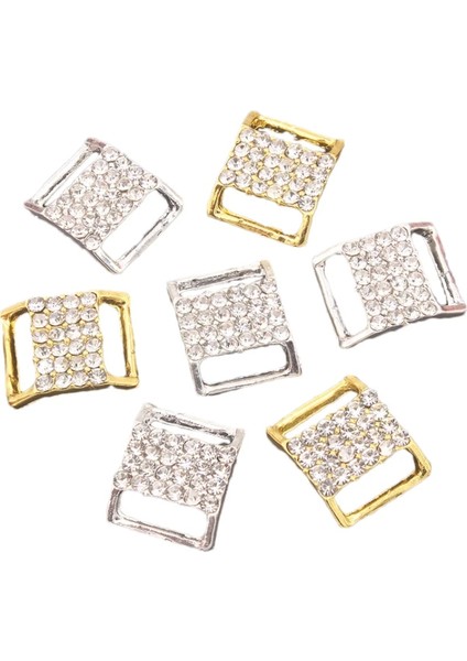 Altın Toka Tarzı Bikini Sutyen Dekorasyon Diy Kemer Yüzükler Için Taklidi ile Metal Tokalar Dikiş Çanta Aksesuarları 15XPCS (Yurt Dışından) fiyatları