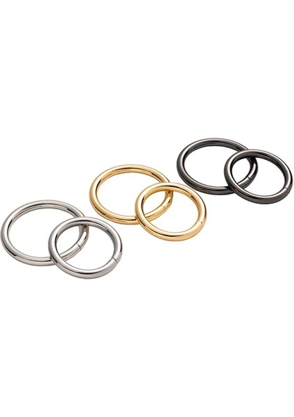 Pirinç Tarzı 20MM-20 Adet Meetee Metal O Şekli Halka Toka Daire Bağlantı Kancası Dıy Çanta Askı Kemer Köpek Yaka Parçaları Aksesuar (Yurt Dışından)