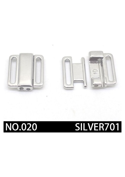 020 12 mm GÜMÜŞ701 Stili 2pcslot Gümüş Altın Dikdörtgen Bant Kapatma Kancası ve Toka Taklidi Sutyen Tokası Bel Uzatıcılar Giysi Üzerinde Dikiş Sutyen Klip Kanca (Yurt Dışından)
