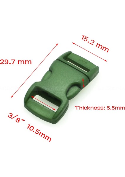 Pembe Tarzı Karışık Renkli M "yan Serbest Bırakma Tokası Paracord Bilezik Köpek Yaka Sırt Çantası Askı Dokuma Backage Accessiores (Yurt Dışından) modelleri