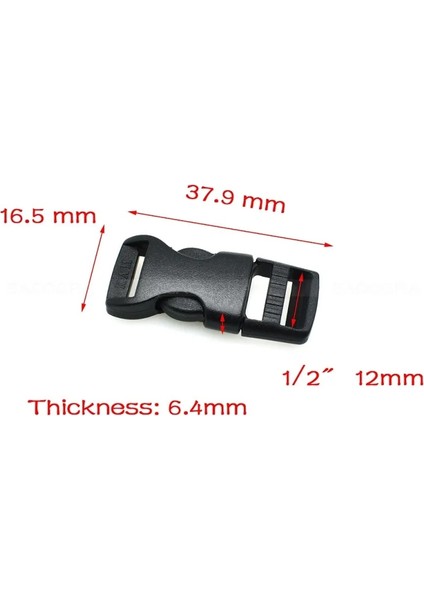 Antik Pirinç Tarzı 2 Adet Tactial Sırt Çantası Bagaj Askıları Dokuma Boyutu Için Plastik Yan Serbest Bırakma Tokası (Yurt Dışından)