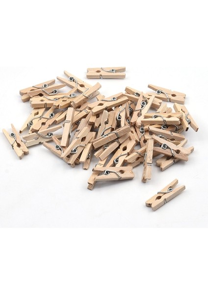 Ahşap Tarzı Ack Sıcak Satış Altın Gümüş Mini Doğal Ahşap Giysiler Fotoğraf Kağıdı Peg Lotheraft Clool Ofis Kırtasiye (Yurt Dışından)