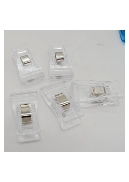 Şeffaf Stil Lastic Dikiş Kelepçeleri El Sanatları Klip Patchwork Dikiş Örgü Kumaş Tutucu Dıy Aksesuarları Araçları (Yurt Dışından)