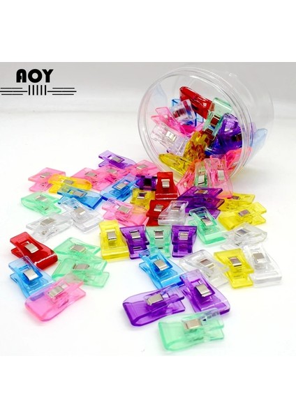 Şeffaf Stil Lastic Dikiş Kelepçeleri El Sanatları Klip Patchwork Dikiş Örgü Kumaş Tutucu Dıy Aksesuarları Araçları (Yurt Dışından) fiyatları