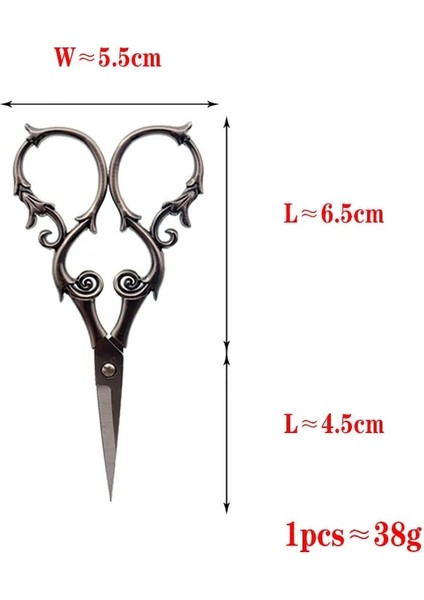 Bronz Tarzı Paslanmaz Çelik Vintage Terzi Ors Çiçek Dikiş Retro Nakış Ors Kısa Kumaş Kesici Iplik Makası (Yurt Dışından) indirimleri