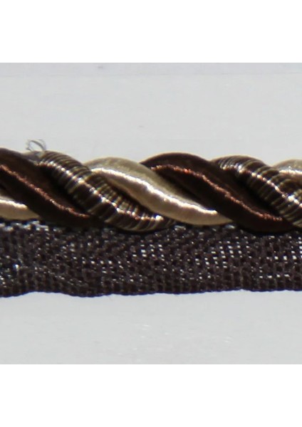 Kahverengi Tarzı 1 M Örgülü Makrome Kordon Trim Bandı Ev Dekorasyon Trim Dikiş Dantel G Kavisli Yastık Kanat Altın Halat Giyim Aksesuarları (Yurt Dışından)