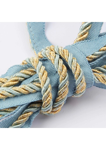 Kahverengi Tarzı 1 M Örgülü Makrome Kordon Trim Bandı Ev Dekorasyon Trim Dikiş Dantel G Kavisli Yastık Kanat Altın Halat Giyim Aksesuarları (Yurt Dışından) indirimleri