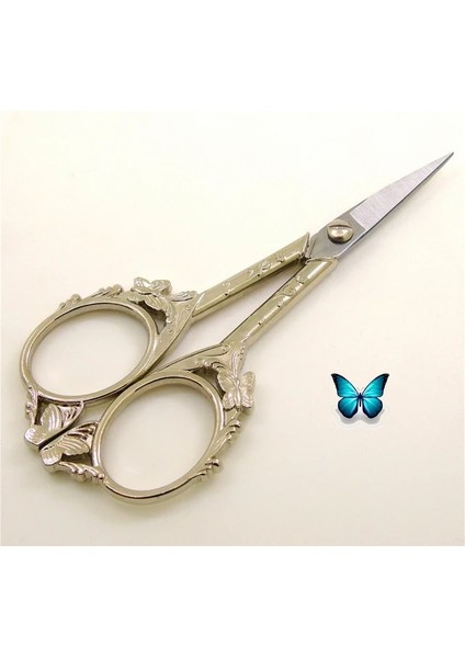 No.12 Tarzı Paslanmaz Çelik Vintage Ors Dikiş Kumaş Kesici Nakış Veya Kuyruk Ipliği Veya Dikiş Makası Için Aletler (Yurt Dışından)