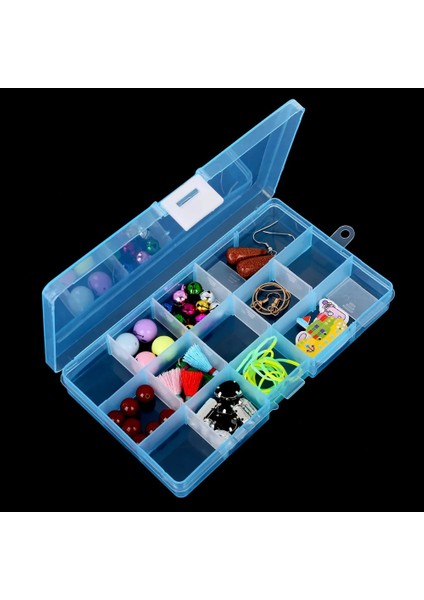 Pembe Beyaz Tarzı 15 Izgaralar Şeffaf Dikiş Aksesuarları Saklama Kutusu Boncuklardüğme Çıkarılabilir Bölücüler ile Yapay Elmas Depolama Organizatör Kutusu (Yurt Dışından) fırsatları